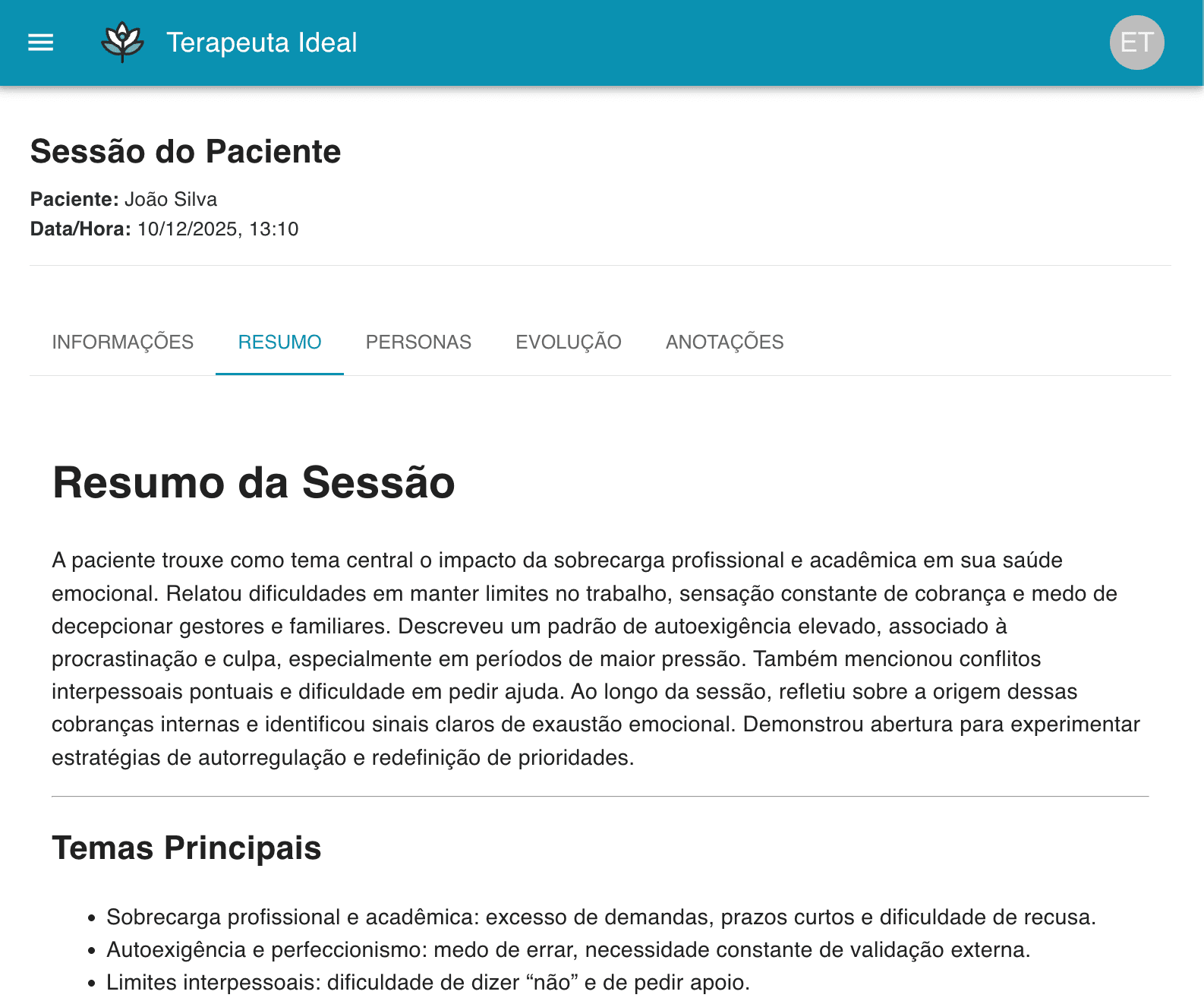 Evolução e resumos assistidos por inteligência artificial